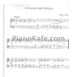Ноты William Gillock - Summertime polka - предпросмотр