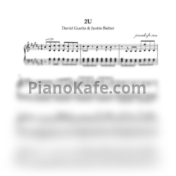 Ноты David Guetta feat. Justin Bieber - 2U - предпросмотр