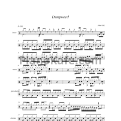 Ноты Blink-182 - Dumpweed - предпросмотр