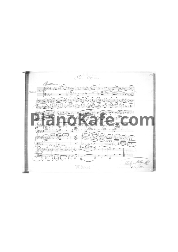 Ноты Шарль Алькан - Pro organo - PianoKafe.com