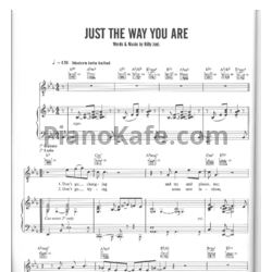 Ноты Diana Krall - Just the way you are - предпросмотр