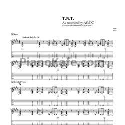 Ноты AC/DC - T.N.T - предпросмотр