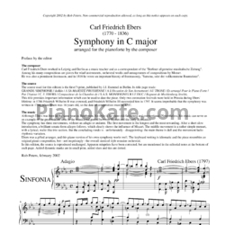 Ноты Carl Friedrich Ebers - Симфония до-мажор