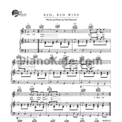 Ноты UB40 - Red, red wine