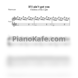 Ноты Alicia Keys - If I ain’t got you (Piano cover) - предпросмотр