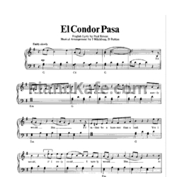 Ноты Paul Simon - El Condor Pasa (Arrangement by J. Milchberg, D. Robles)