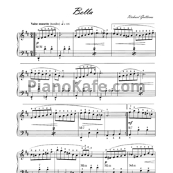 Ноты Richard Galliano - Bella - предпросмотр