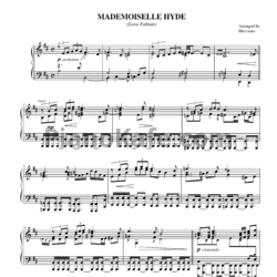 Ноты Lara Fabian - Mademoiselle hyde - предпросмотр