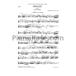 Ноты Франсис Пуленк - Две сонаты - предпросмотр