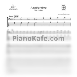 Ноты Phil Collins - Another time - предпросмотр