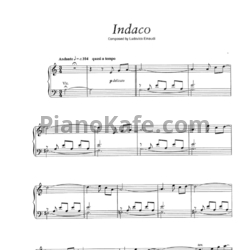 Ноты Ludovico Einaudi - Indaco - предпросмотр