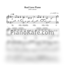 Ноты John Lennon - Real Love (Piano cover by Evgeny Alexeev) - предпросмотр
