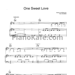 Ноты Sara Bareilles - One sweet love - предпросмотр