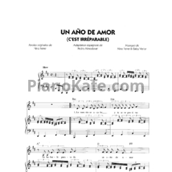 Ноты Luz Casal - Un ano de amor - предпросмотр