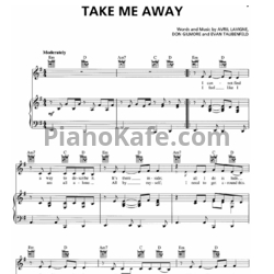 Ноты Avril Lavigne - Take me away