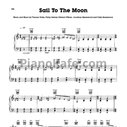 Ноты Radiohead - Sail to the moon - предпросмотр