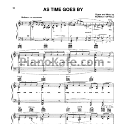 Ноты Herman Hupfeld - As time goes by