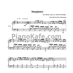 Ноты Evanescence - Imaginary - предпросмотр