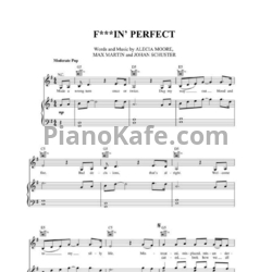 Ноты Pink - Fuckin' perfect (Версия 2) - предпросмотр