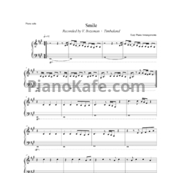 Ноты V. Bozeman, Timbaland - Smile - предпросмотр