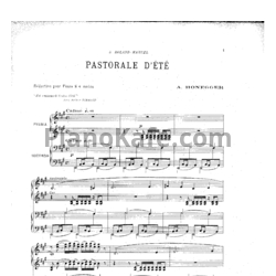 Ноты Генри Пёрселл - When the cock begins to crow (ZD172) для фортепиано в 4 руки - предпросмотр