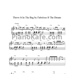 Ноты Fabolous feat. The Dream - Throw it in the bag