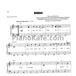 Ноты Cher - Believe