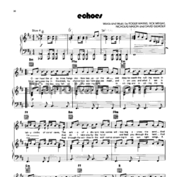 Ноты Pink Floyd - Echoes - предпросмотр