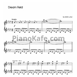 Ноты David Lanz - Dream field - предпросмотр