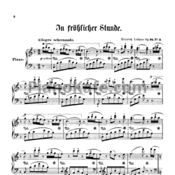Ноты Генрих Лихнер - In fröhlicher Stunde (Op. 95 №3) - предпросмотр