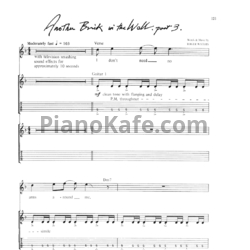 Ноты Pink Floyd - Another brick in the wall. Part 3 (Guitar tabs) - предпросмотр