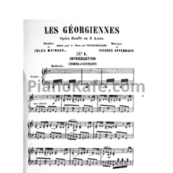 Ноты Жак Оффенбах - Опера "Грузинки" - предпросмотр
