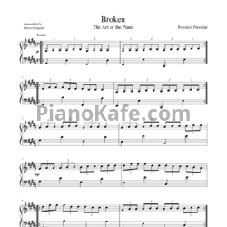 Ноты Fabrizio Paterlini - Broken - предпросмотр
