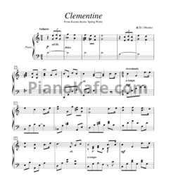 Ноты Yiruma - Clementine - предпросмотр