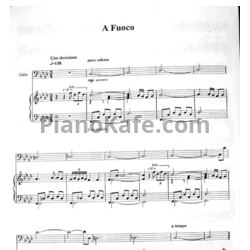 Ноты Ludovico Einaudi - A fuoco - предпросмотр