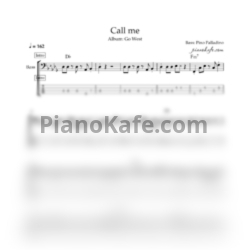 Ноты Go West - Call me - предпросмотр
