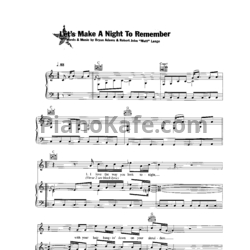 Ноты Bryan Adams - Let's make  night to remember - предпросмотр