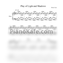 Ноты Brian Crain - Play of light and shadows - предпросмотр