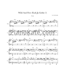 Ноты Lena - Wild and free