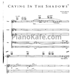 Ноты Gary Moore - Crying in the shadows (Voice, Guitar, Bass)