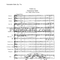 Ноты П. Чайковский - Вальс цветов (Партитура) - предпросмотр