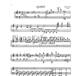 Ноты John Cage - Quest - предпросмотр