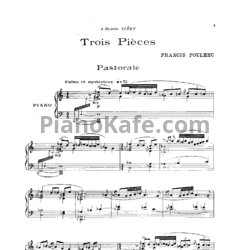 Ноты Франсис Пуленк - Пьесы для фортепиано - предпросмотр