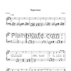 Ноты Eminem - Superman - предпросмотр
