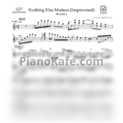 Ноты Metallica - Nothing else matters (Версия 2) - предпросмотр