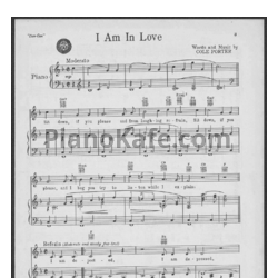 Ноты Cole Porter - I am in love - предпросмотр