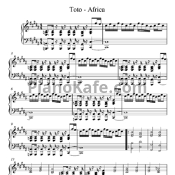 Ноты Weezer - Africa