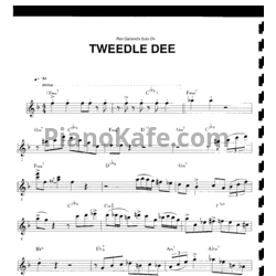 Ноты Red Garland - Tweedle dee (Piano solo) - предпросмотр