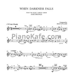 Ноты Secret Garden - When the darkness falls (для скрипки) - предпросмотр