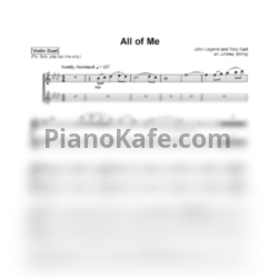 Ноты Lindsey Stirling - All of me - предпросмотр